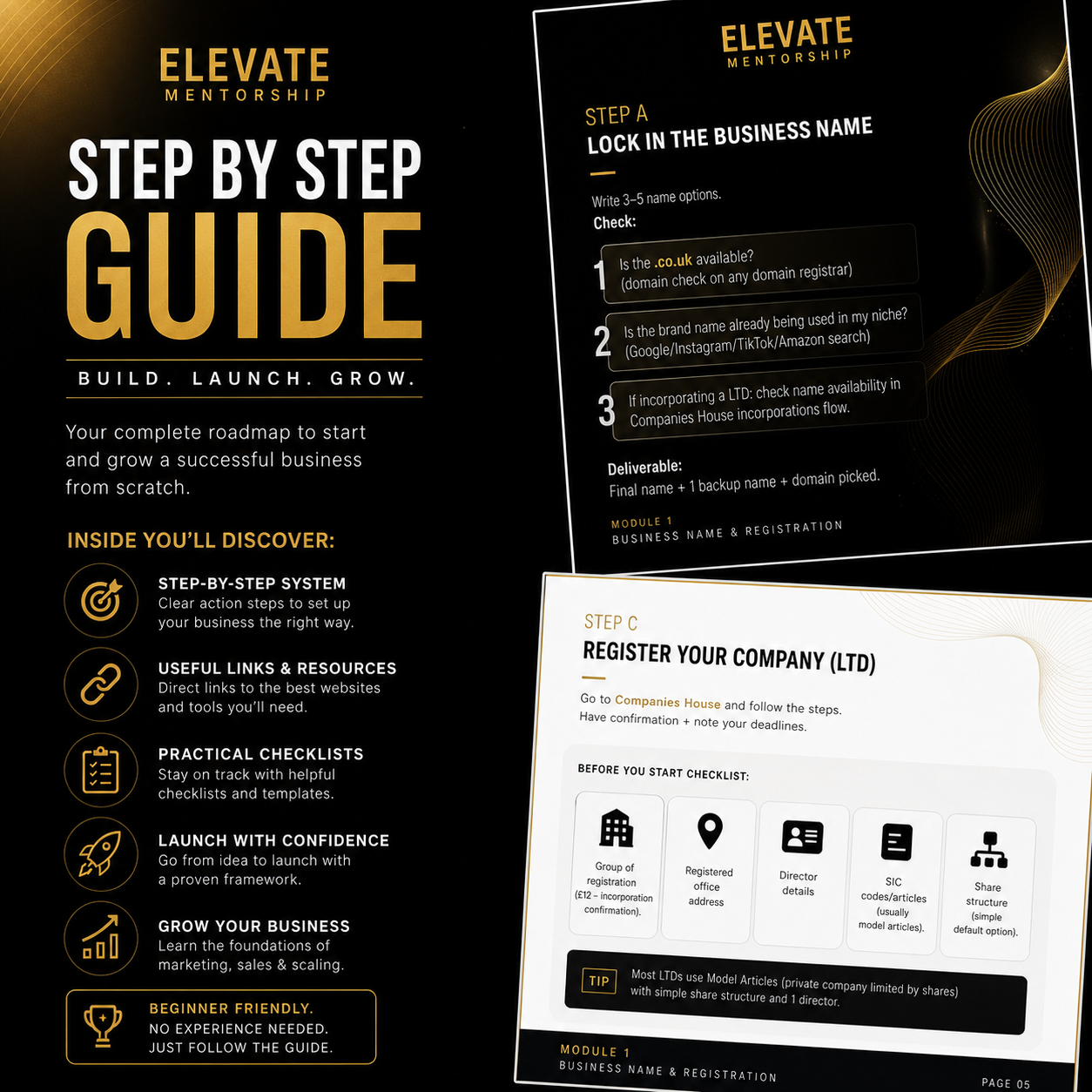 Elevate Mentorship: The Ultimate Business Start-Up Guide